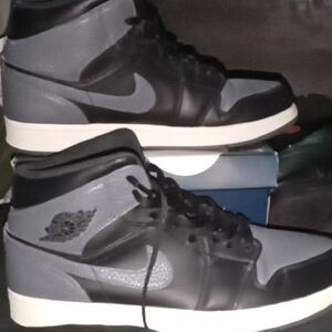 Nike Black and Gray Sneakers with Timeless Appeal